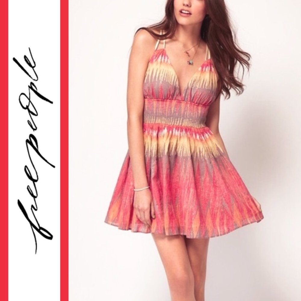 Free People | 'Indian Summer' Multi-Color Patterned Dress